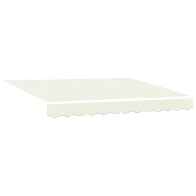 vidaXL Nadomestno platno za tendo krema 3 x 2 m Poliester