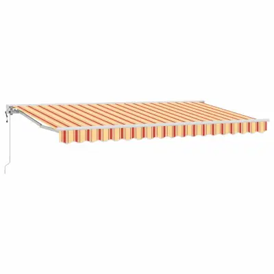 vidaXL Okvir tende večbarvno 400 x 200 cm Poliester s PU premazom