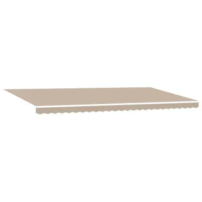 vidaXL Nadomestno platno za tendo Bež 580 x 295 cm Poliester