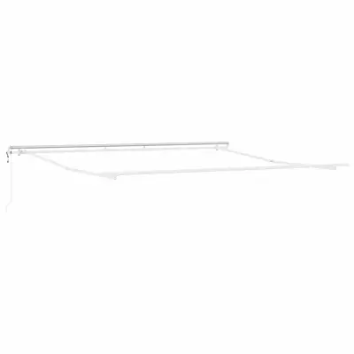 vidaXL Okvir tende Bela 400 × 350 cm Aluminij