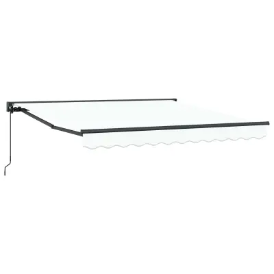 vidaXL Okvir tende Bela 300 x 250 cm Poliester s PU premazom