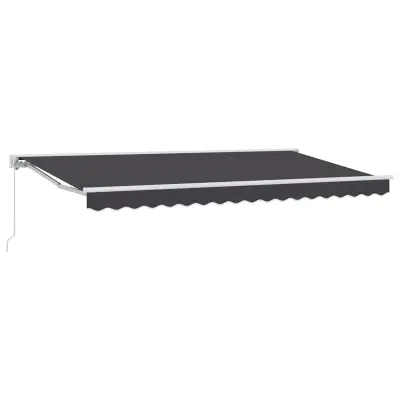 vidaXL Okvir tende Antracit 350 x 200 cm Poliester s PU premazom