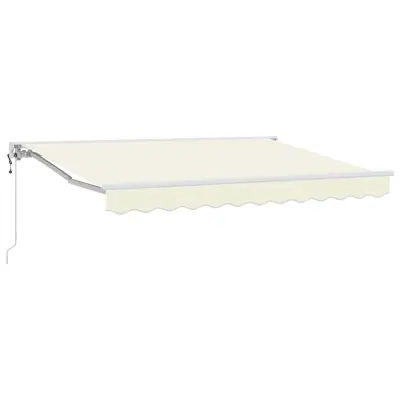 vidaXL Okvir tende krema 250 x 200 cm Poliester s PU premazom