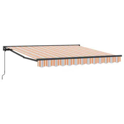 vidaXL Okvir tende Modra in Oranžna 300 x 250 cm