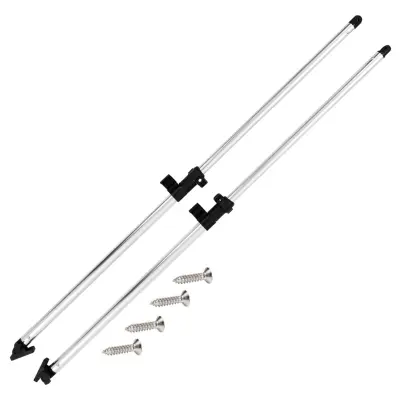 vidaXL Podporne palice za bimini tendo 2 kosa aluminij