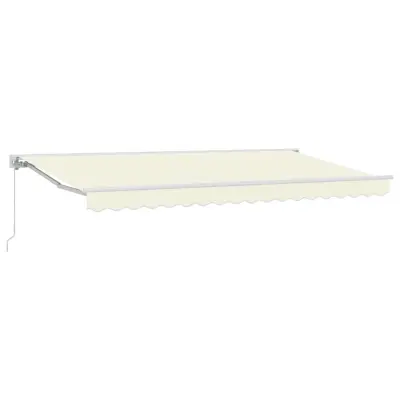 vidaXL Okvir tende krema 400 x 200 cm Poliester s PU premazom