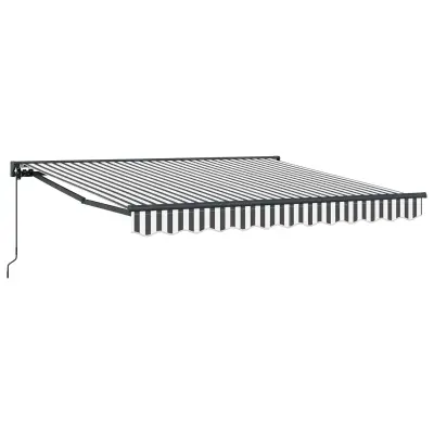 vidaXL Okvir tende Antracitna in bela 300 x 250 cm