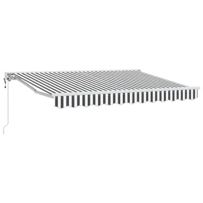 vidaXL Okvir tende Antracitna in bela 350 x 200 cm