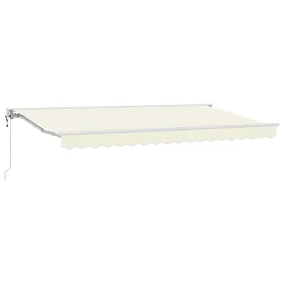 vidaXL Okvir tende krema 400 x 200 cm Poliester s PU premazom