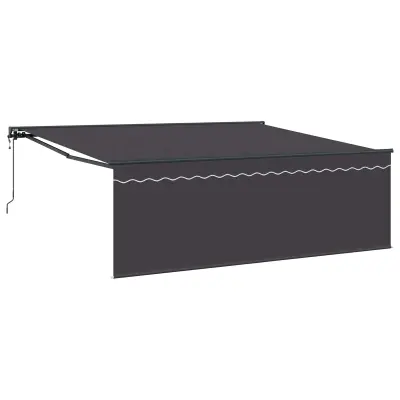 vidaXL Okvir tende Rumena in Bela 350 x 250 cm Poliester s PU premazom