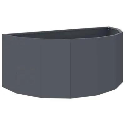 vidaXL Cvetlično korito Antracit 90 x 45 x 35 cm Jeklo