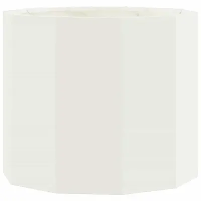 vidaXL Cvetlično korito Bela 60 x 60 x 50 cm Jeklo