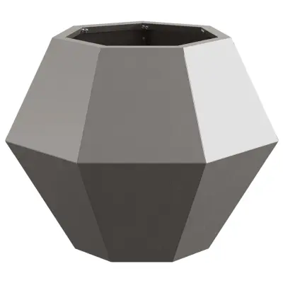 vidaXL Cvetlično korito Rjav 50 x 50 x 40 cm Vremensko odporno jeklo