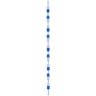 vidaXL Varnostna razdelilna vrv za bazen 6 m plastika