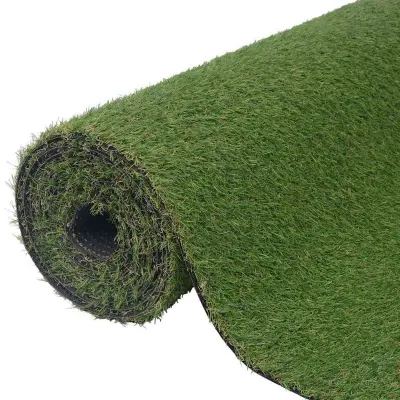 vidaXL Umetna trava 1,33x10 m/20 mm zelena