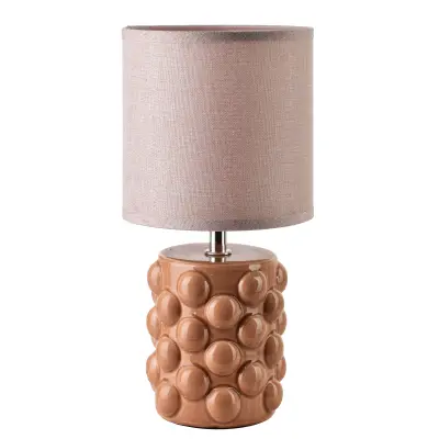 Namizna luč keramika MONDEX LETI 10x14x28,5 rjava 1 kos