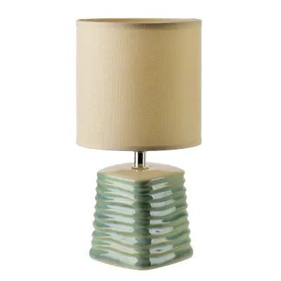 Namizna luč keramika MONDEX LETI 10x14x28,5 zel. 1 kos