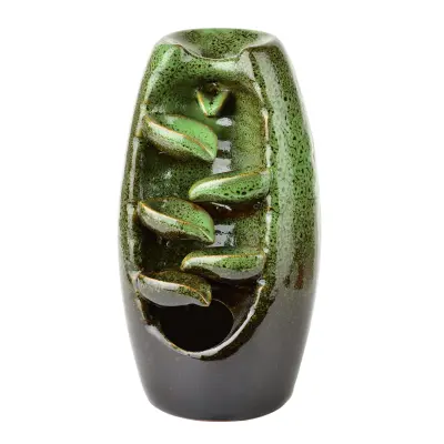 Gorilnik za kadilo backflow keramika MONDEX Backflow 8x8x18 cm večbarven 1 kos