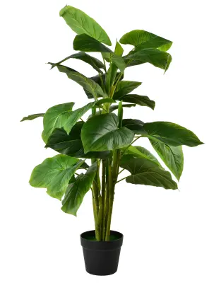 Umetna rastlina sintetična MONDEX Viridis 95 cm (lonec 16x13 cm) zelena 1 kos