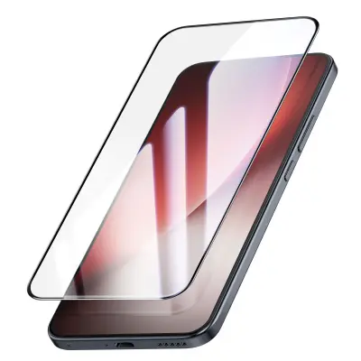 Kaljeno steklo za Honor Magic 8 Lite, zaščita proti praskam in udarcem, Prozorno črna