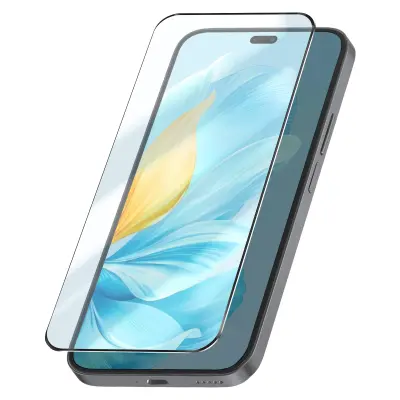 Zaščita zaslona za Honor 200 Lite iz kaljenega stekla Full Glue 6D oleofobna, Prozorno