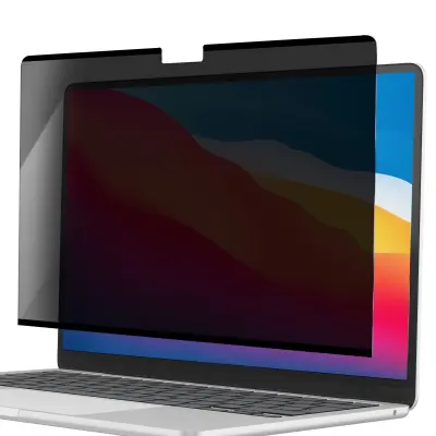 MW, Zaščitna folija za zasebnost za MacBook Air 13" pralna, Prozorno črna