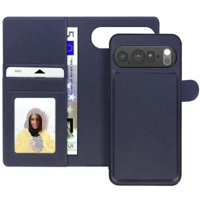 Mayaxess, Denarnica za Google Pixel 10 Pro z odstranljivo magnetno torbico, Modra noč