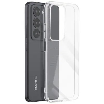 Mayaxess, Ovitek za Redmi 15 5G iz ultra mehkega in trpežnega silikona, Prozorno