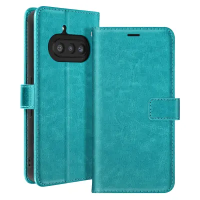 Mayaxess, Ohišje za Nothing Phone 3a Vintage Clapet Wallet Stand, Modra