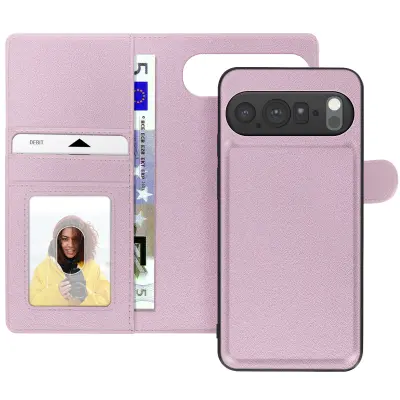 Mayaxess, Denarnica za Google Pixel 10 Pro z odstranljivo magnetno torbico, Roza