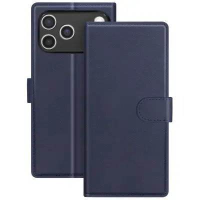 Mayaxess, Denarnica 2 v 1 za iPhone 17 Pro z odstranljivim ovitkom, Modra noč