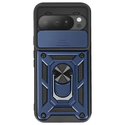 Mayaxess, Ovitek za Google Pixel 10 / 10 Pro z magnetnim obročkom in pokrovom za kamero, Modra noč