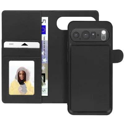 Mayaxess, Denarnica za Google Pixel 10 Pro z odstranljivo magnetno torbico, Črna