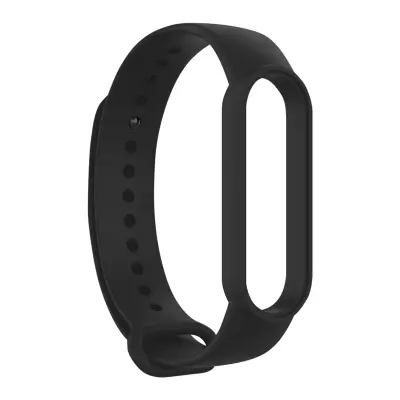 Xiaomi Mi Band 6 in 5 Premium mehak silikonski športni pašček - črn