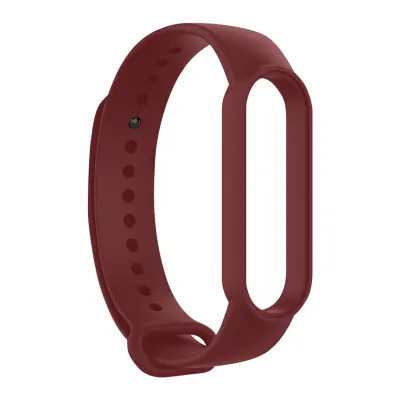 Xiaomi Mi Band 6 in 5 Premium mehak silikonski športni pašček - Bordo