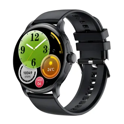 Pametna športna ura AMOLED Bluetooth 5.3 Vodoodporna IP67 serija Titmo O-150, Črna