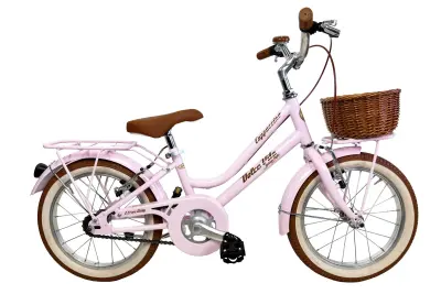 Vintage otroško kolo za deklice Dolce Vita CAPPUCCINO 16" – rožnato