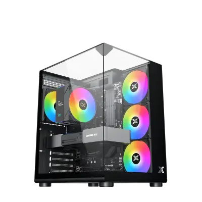 Namizni računalnik SAMURAI i144F RX96XT V16, Intel i5-14400F, Radeon RX 9060 XT 16GB, 32 GB RAM, 1 TB SSD, W11P, Gaming