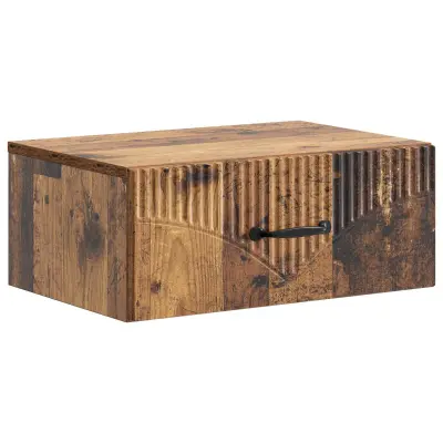 vidaXL Stenski nočni omarici Star les 49 x 34,5 x 20 cm Inženirski les