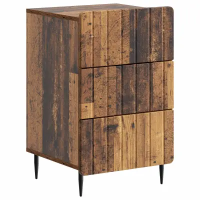 vidaXL Nočna omarica s predalom Star les 43x 41 x 68 cm Inženirski les