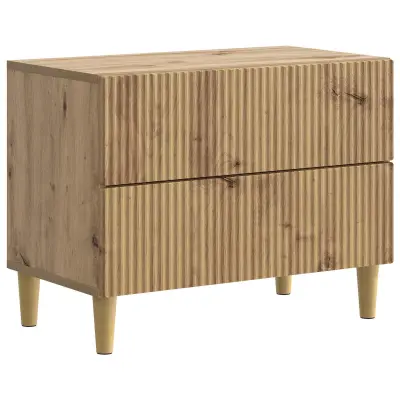 vidaXL Nočna omarica Artisan hrast 62 x 34,5 x 48 cm Inženirski les