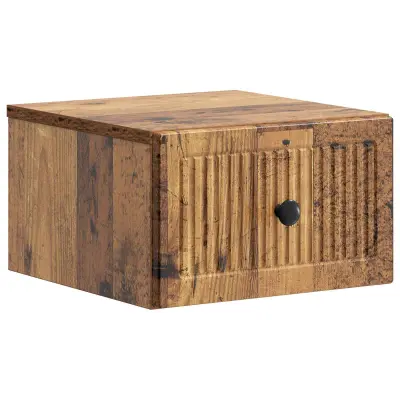 vidaXL Stenski nočni omarici Star les 33 x 34,5 x 20 cm Inženirski les