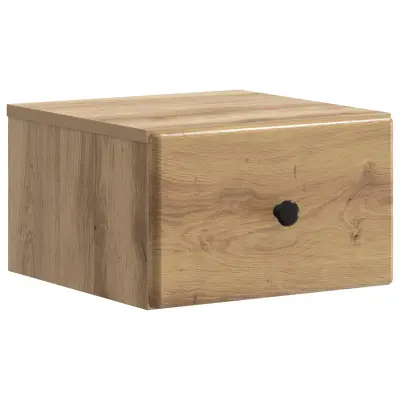 vidaXL Stenski nočni omarici Artisan hrast 34,5 x 33 x 20 cm
