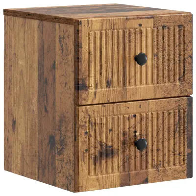 vidaXL Stenski nočni omarici Star les 33 x 34,5 x 40 cm Inženirski les