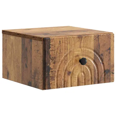vidaXL Stenski nočni omarici Star les 33 x 34,5 x 20 cm Inženirski les