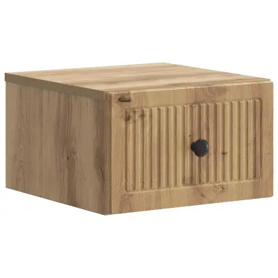 vidaXL Stenski nočni omarici Artisan hrast 33 x 34,5 x 20 cm