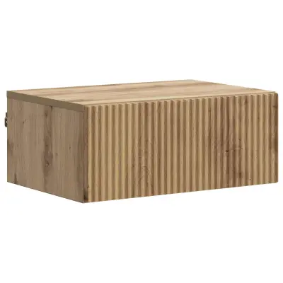 vidaXL Stenski nočni omarici Artisan hrast 49 x 34,5 x 20 cm