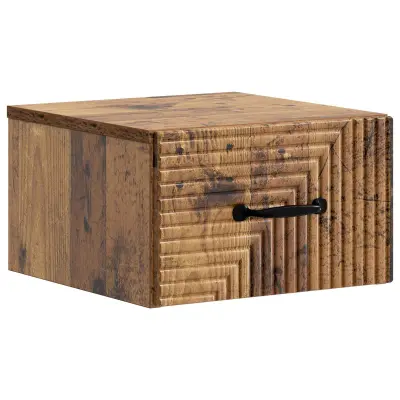 vidaXL Stenski nočni omarici Star les 34,5 x 33 x 20 cm Inženirski les
