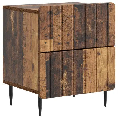 vidaXL Nočna omarica Star les 43 x 34,5 x 49,5 cm Inženirski les