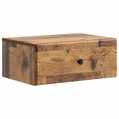 vidaXL Stenski nočni omarici Star les 49 x 34,5 x 20 cm Inženirski les